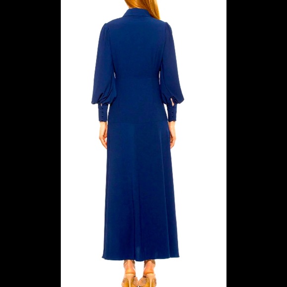 Lace Trim Collar Long Blouson Sleeve Maxi Dress
ALEXIA ADMOR Size: 12 - Picture 2 of 8